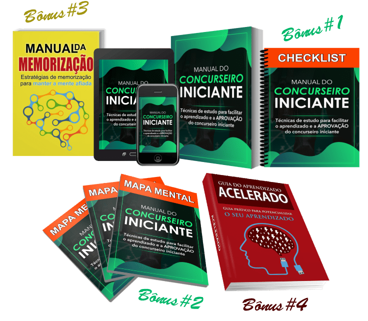 Ebook Bonus - Manual do Concurseiro Iniciante