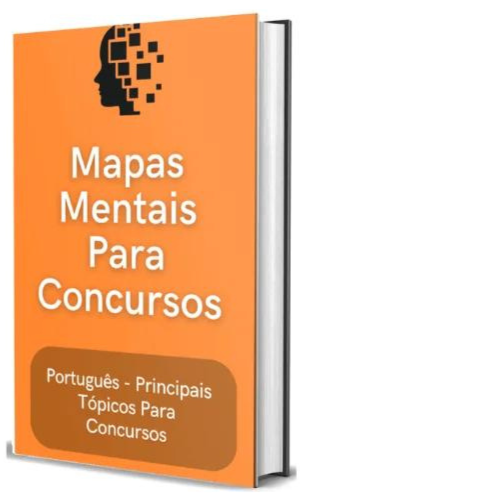 Capa 3D 42 mapas mentais de portugues - 42 Mapas Mentais de Portugu&ecirc;s